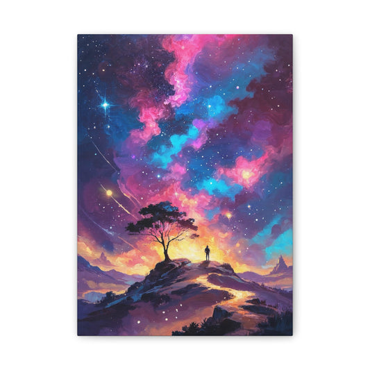 Canvas Wall Art - Cosmic Starry Night - LucyKay store