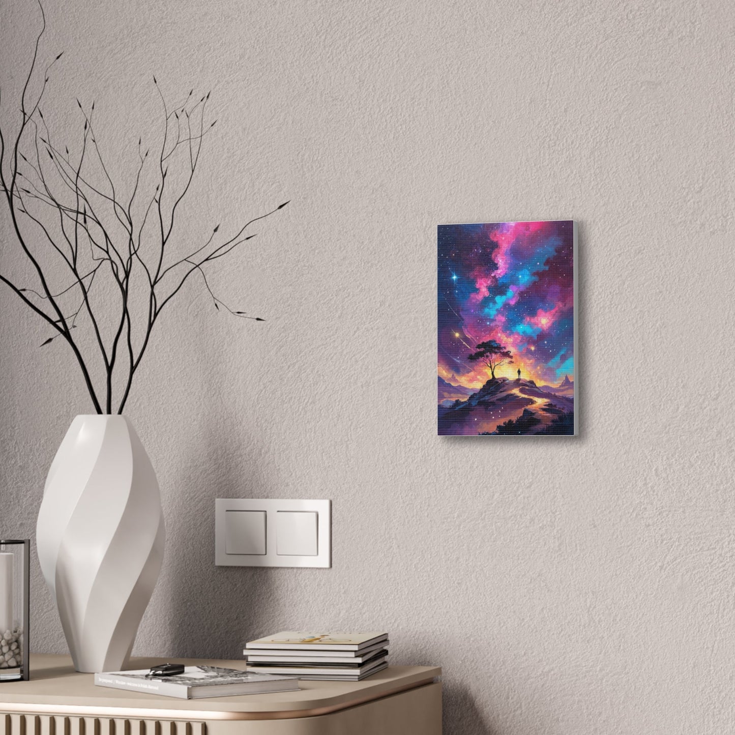 Canvas Wall Art - Cosmic Starry Night - LucyKay store