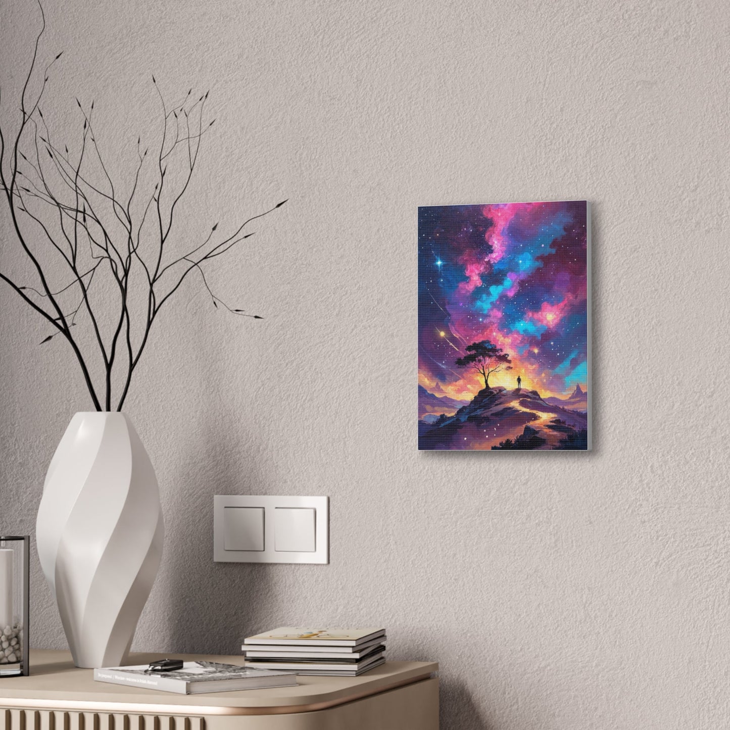 Canvas Wall Art - Cosmic Starry Night - LucyKay store