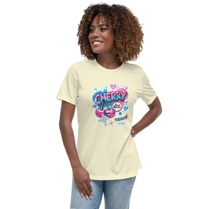 Cherry Graphic Tee | Cute Core Women's Cotton T-Shirt - LucyKay store