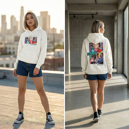 Legends Anime Collage Hoodie | Rise Beyond Limits Graphic Sweatshirt - LucyKay store