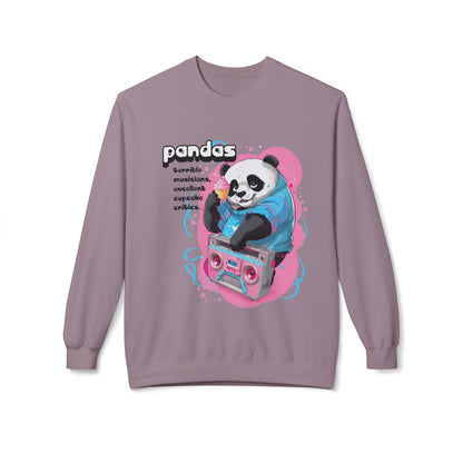 Panda Boombox Sweatshirt | Funny Music Lover Crewneck Gift - LucyKay store