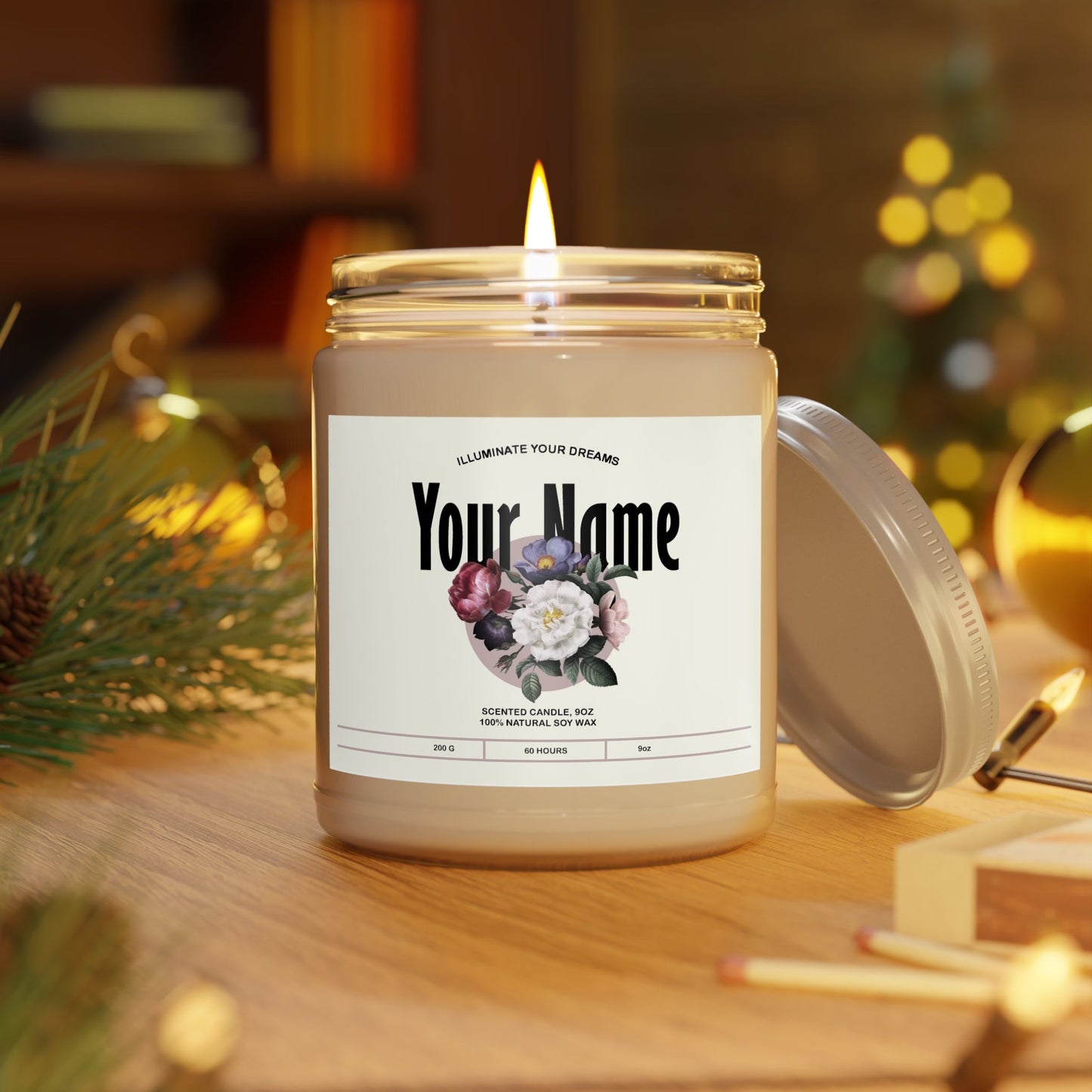 Customizable Scented Candles, 9oz - LucyKay store