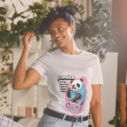 Kawaii Panda Boombox T-Shirt | Cute Core Retro 80s Graphic Tee - LucyKay store