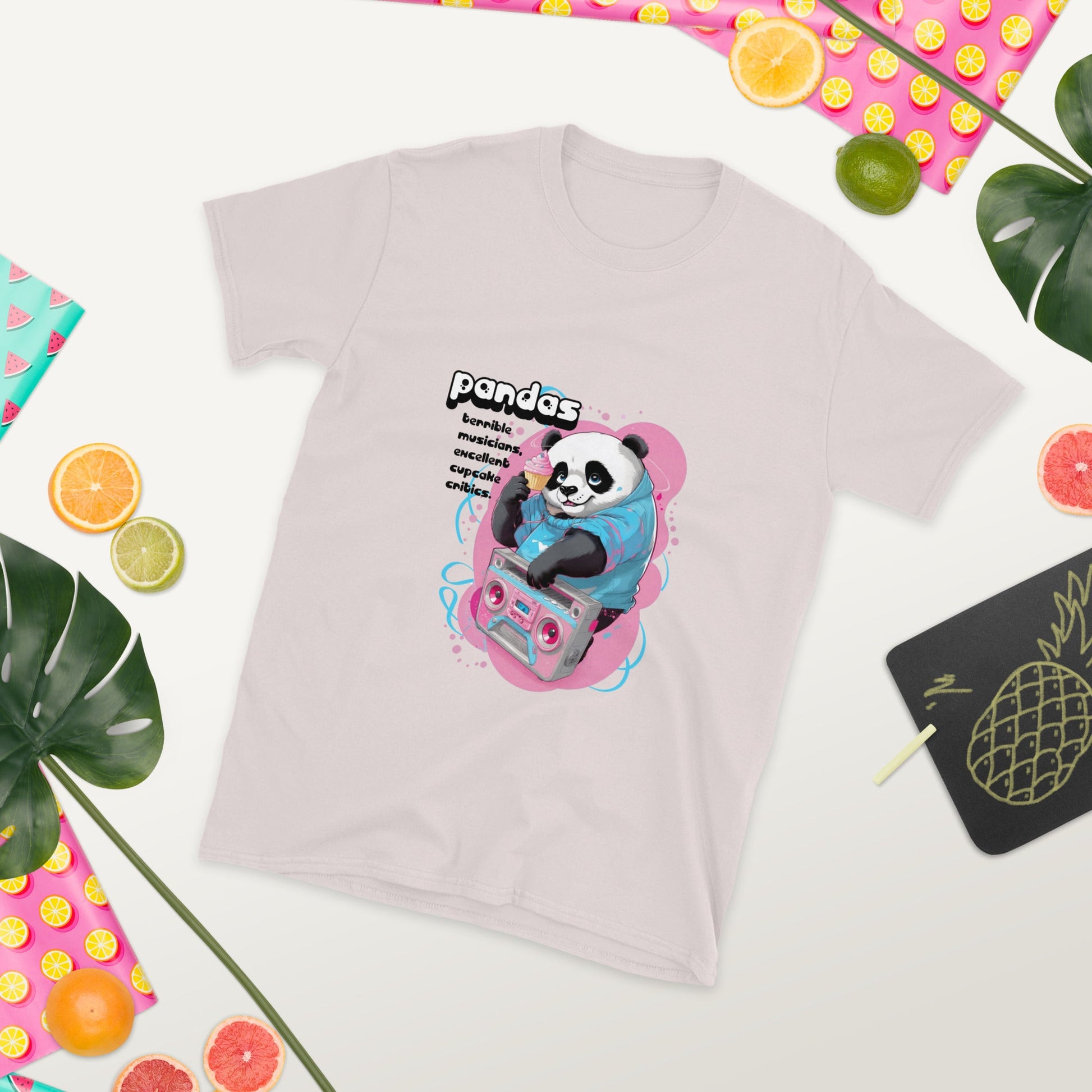 Kawaii Panda Boombox T-Shirt | Cute Core Retro 80s Graphic Tee - LucyKay store