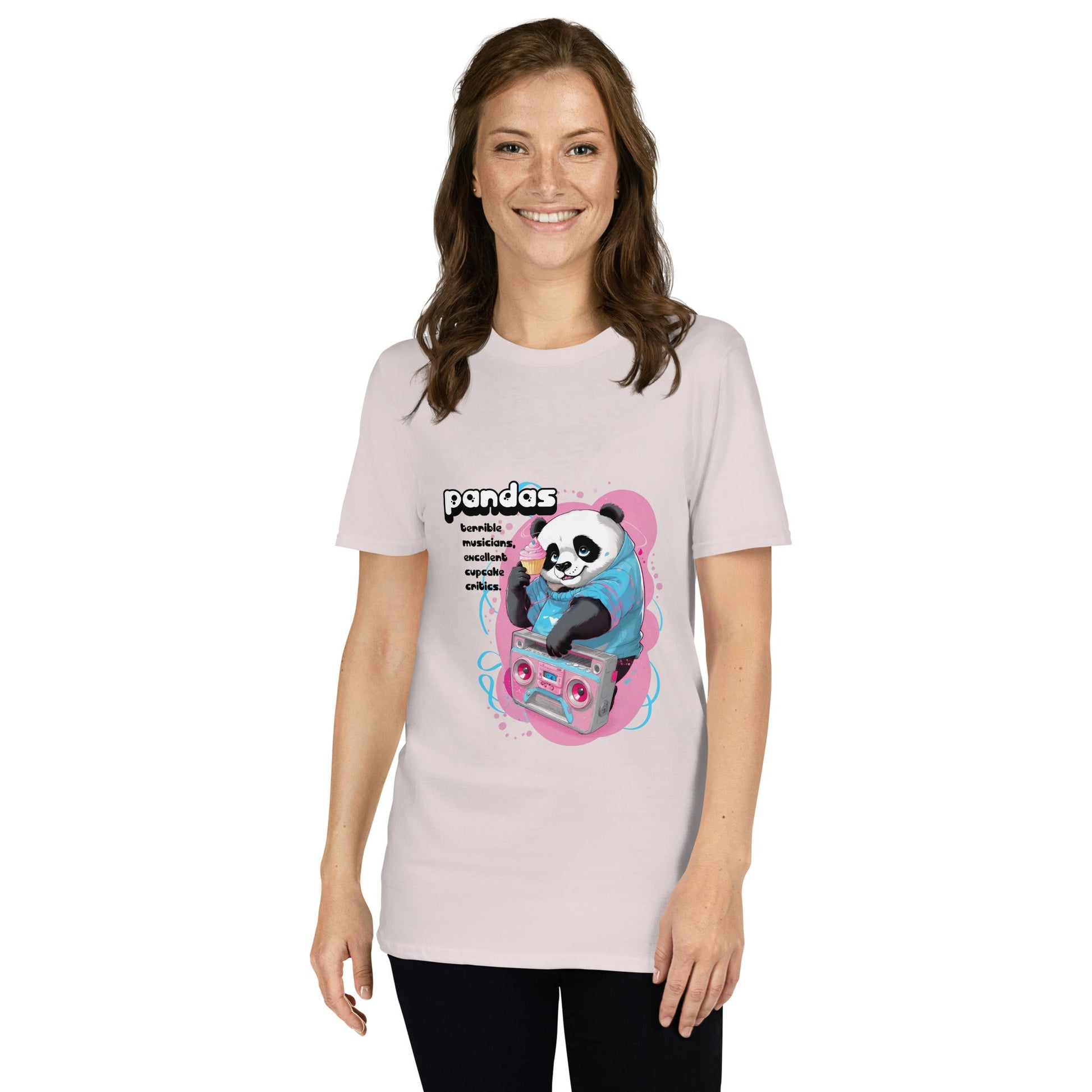 Kawaii Panda Boombox T-Shirt | Cute Core Retro 80s Graphic Tee - LucyKay store