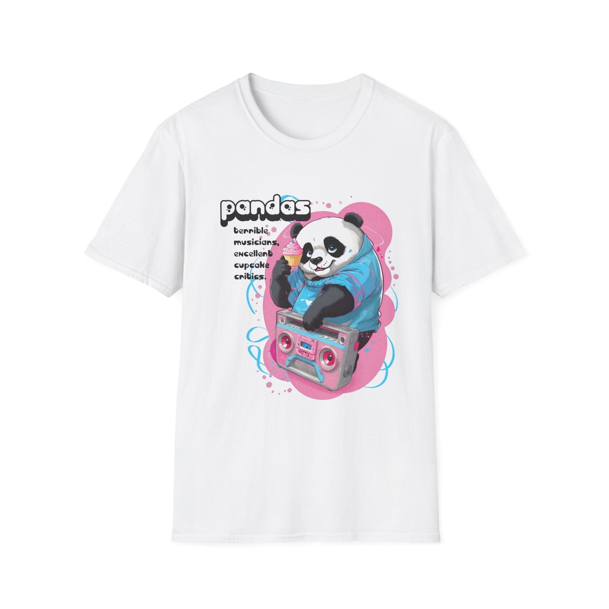 Kawaii Panda Boombox T-Shirt | Cute Core Retro 80s Graphic Tee - LucyKay store