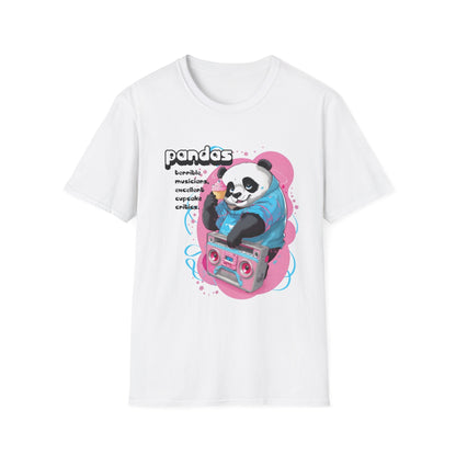 Kawaii Panda Boombox T-Shirt | Cute Core Retro 80s Graphic Tee - LucyKay store