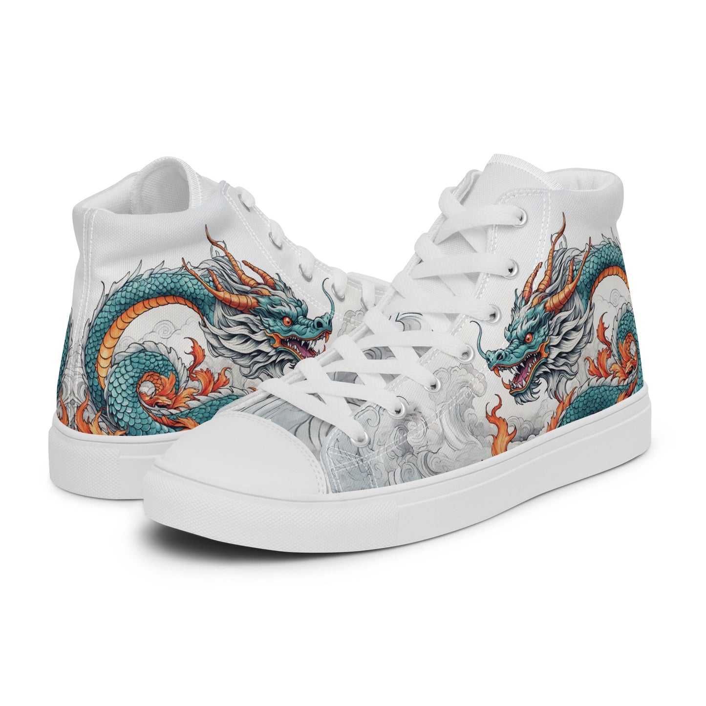 Dragon High Top Canvas Shoes - LucyKay store