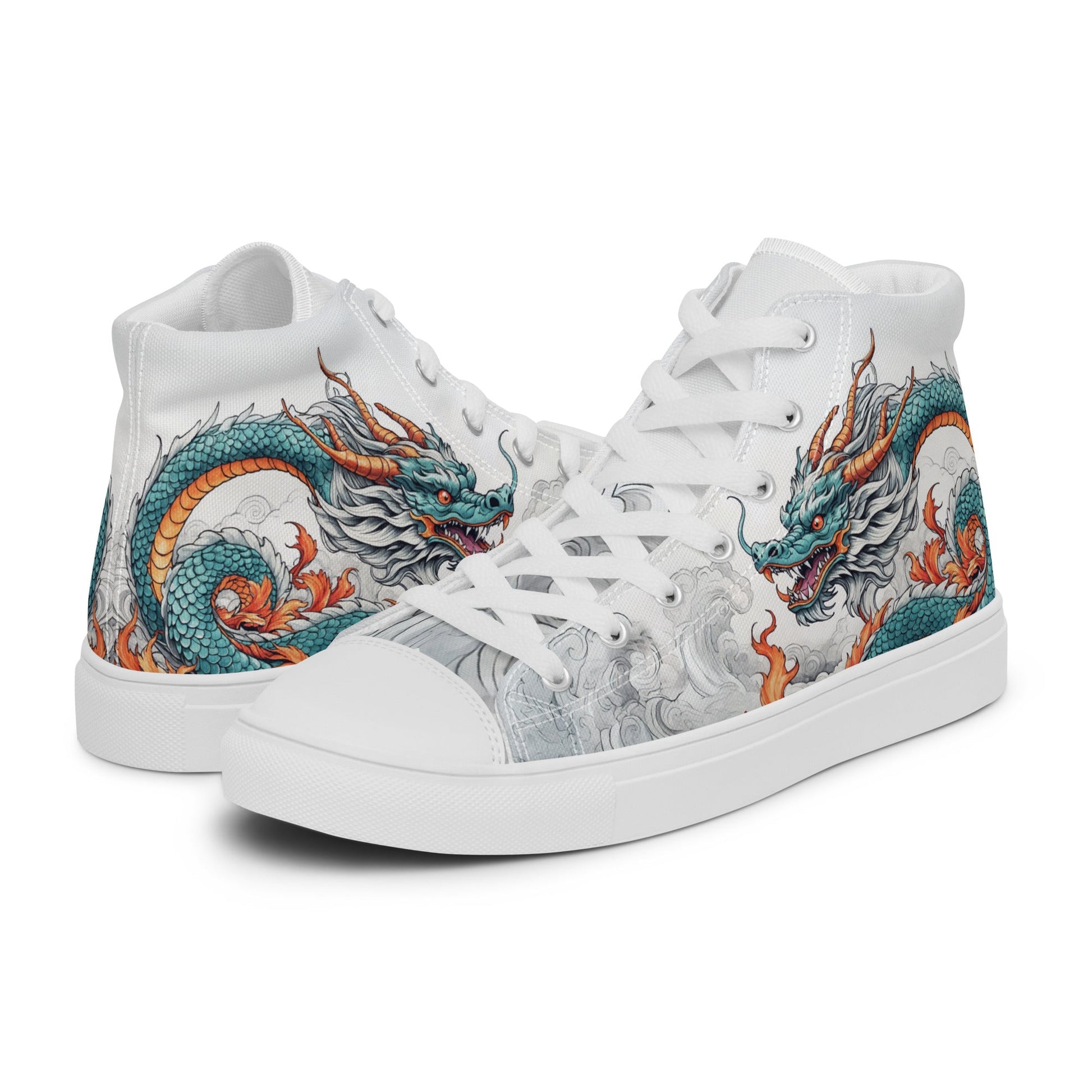 Dragon High Top Canvas Shoes - LucyKay store