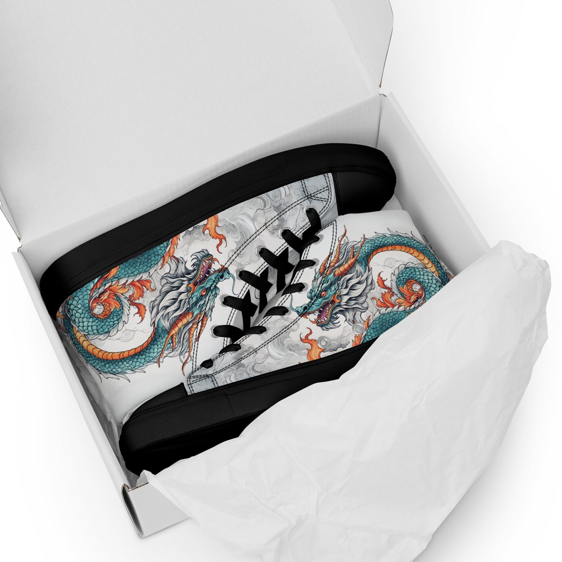 Dragon High Top Canvas Shoes - LucyKay store