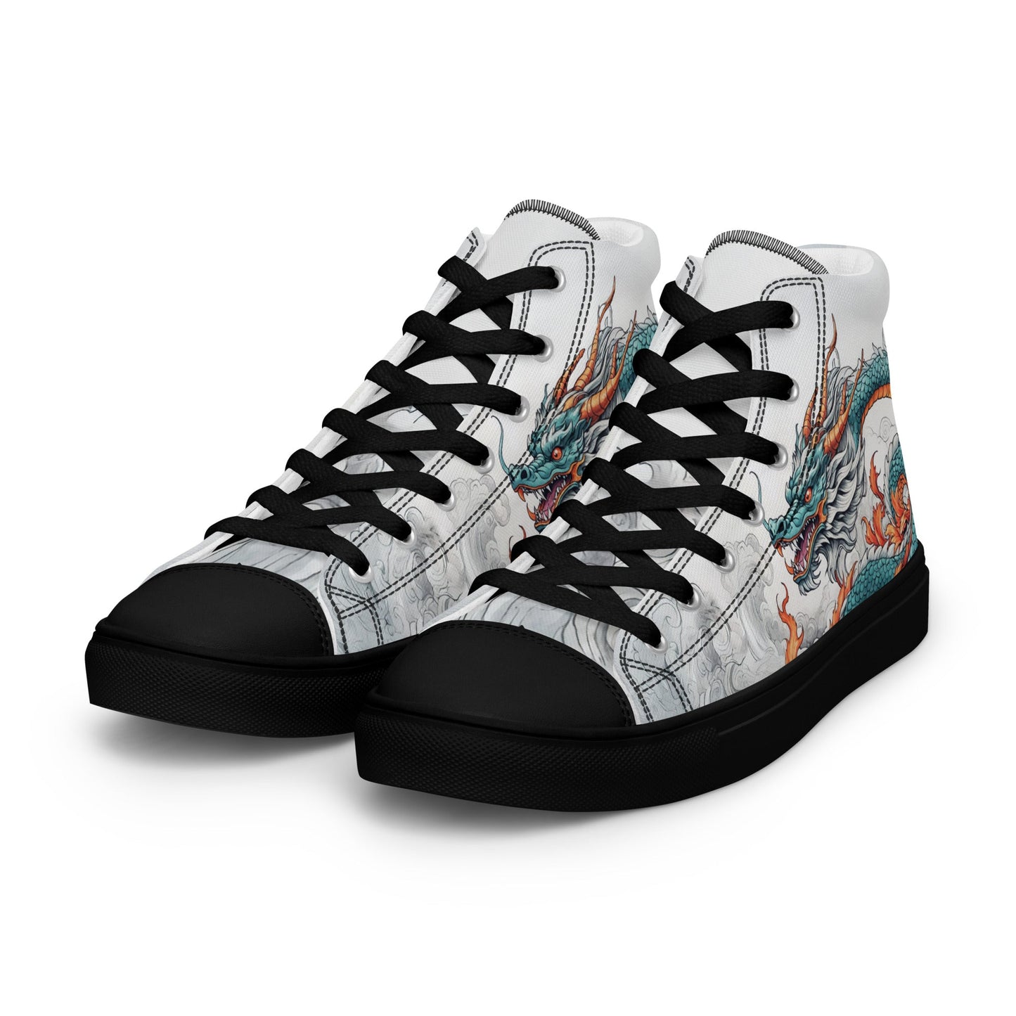 Dragon High Top Canvas Shoes - LucyKay store