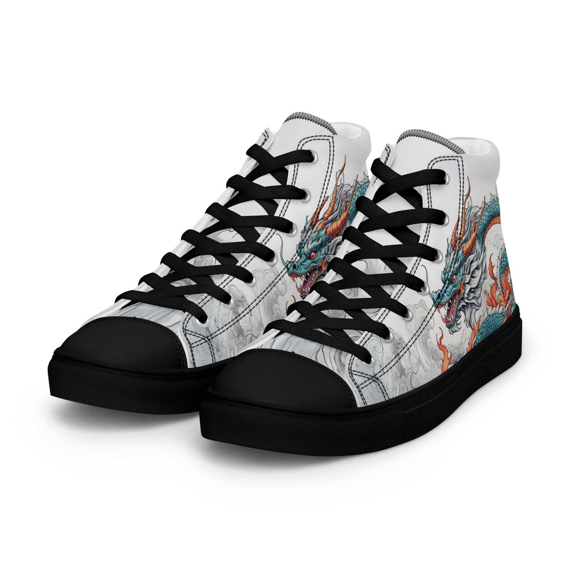 Dragon High Top Canvas Shoes - LucyKay store