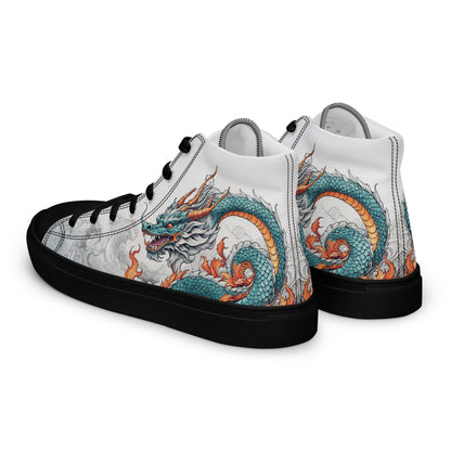 Dragon High Top Canvas Shoes - LucyKay store