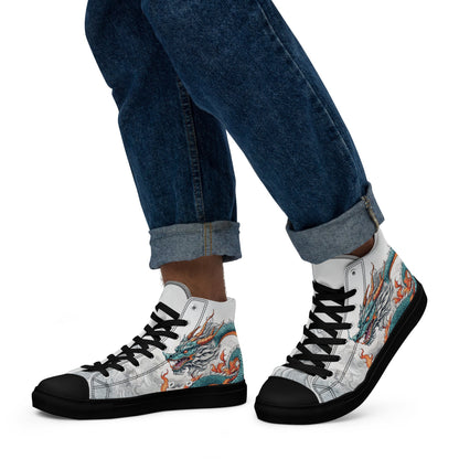 Dragon High Top Canvas Shoes - LucyKay store