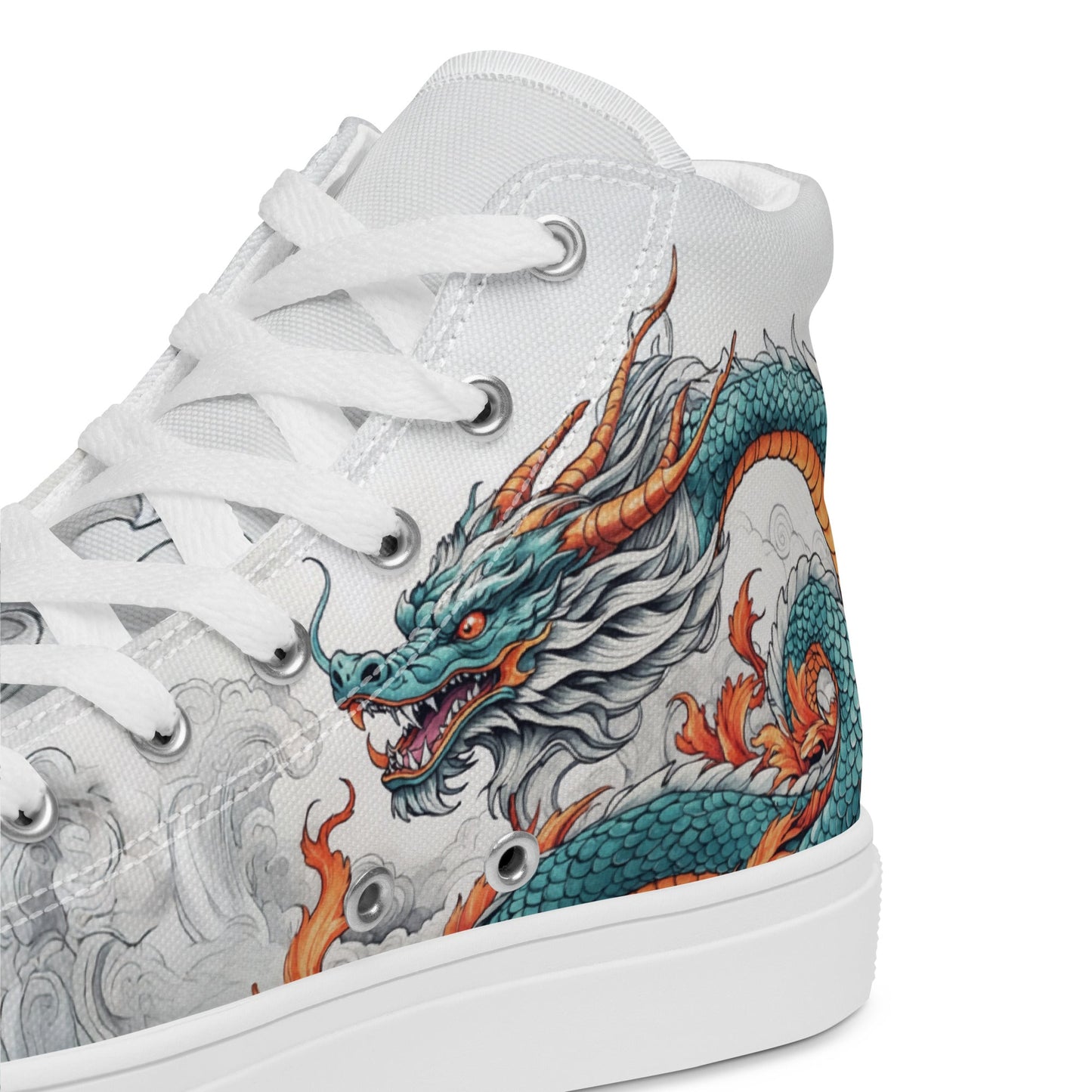 Dragon High Top Canvas Shoes - LucyKay store