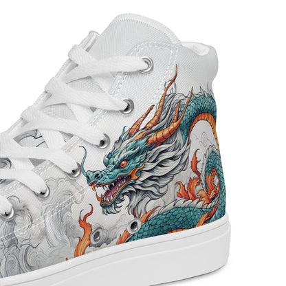 Dragon High Top Canvas Shoes - LucyKay store