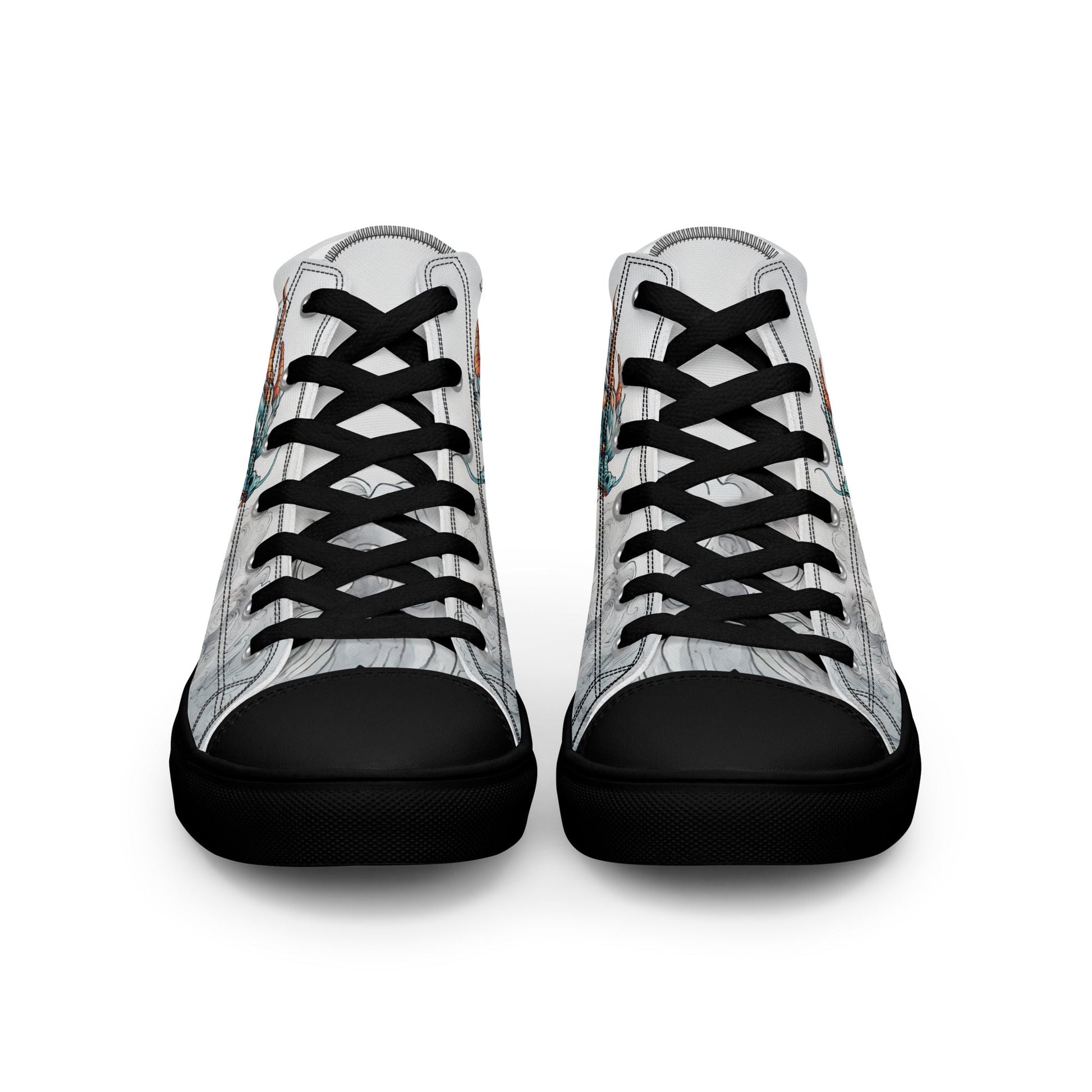 Dragon High Top Canvas Shoes - LucyKay store