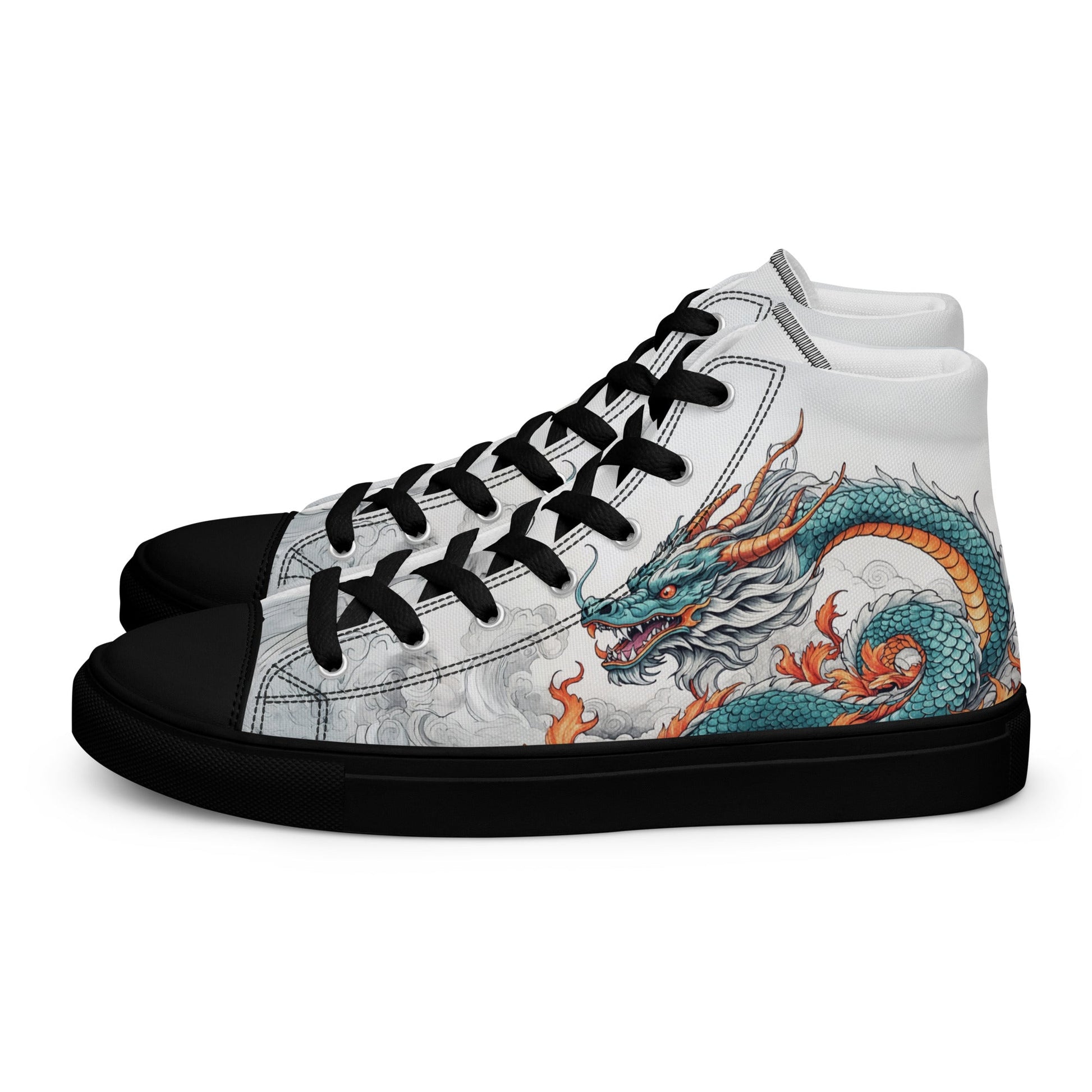 Dragon High Top Canvas Shoes - LucyKay store