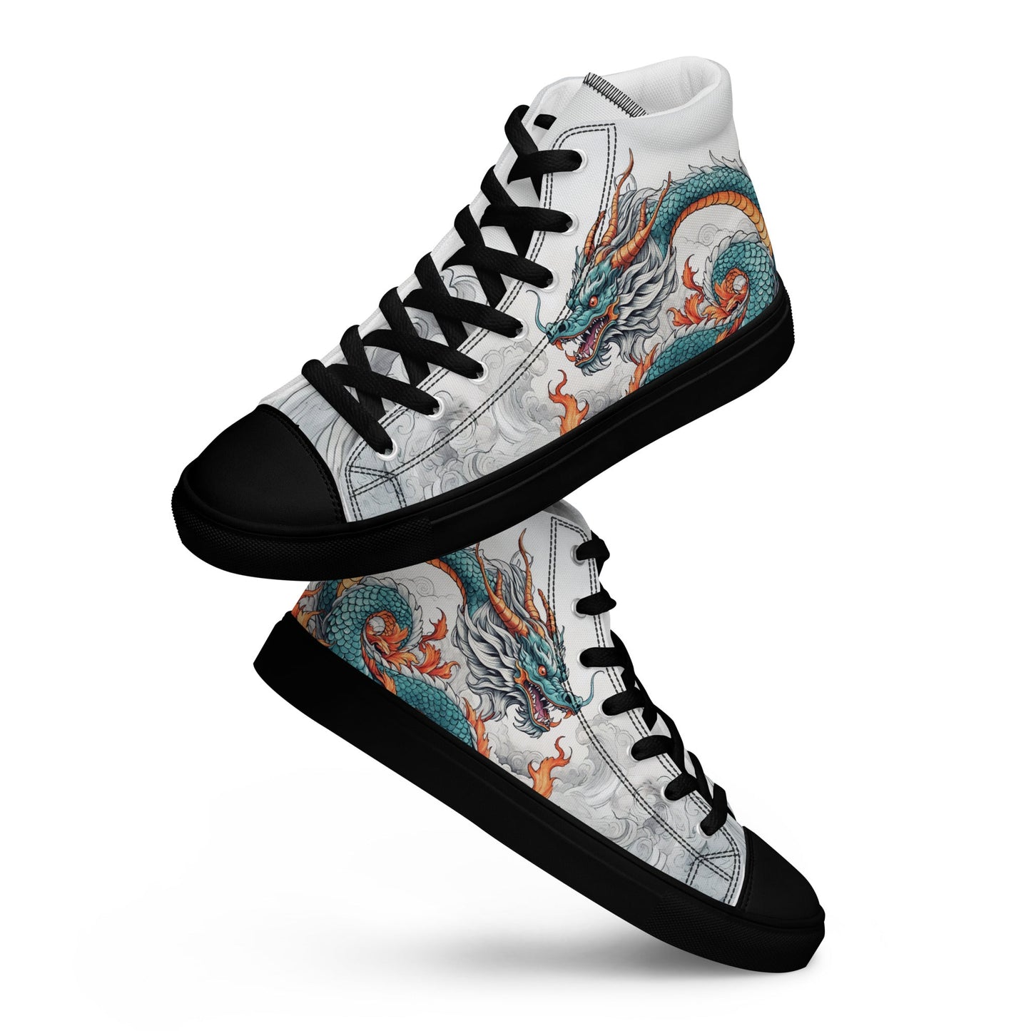 Dragon High Top Canvas Shoes - LucyKay store
