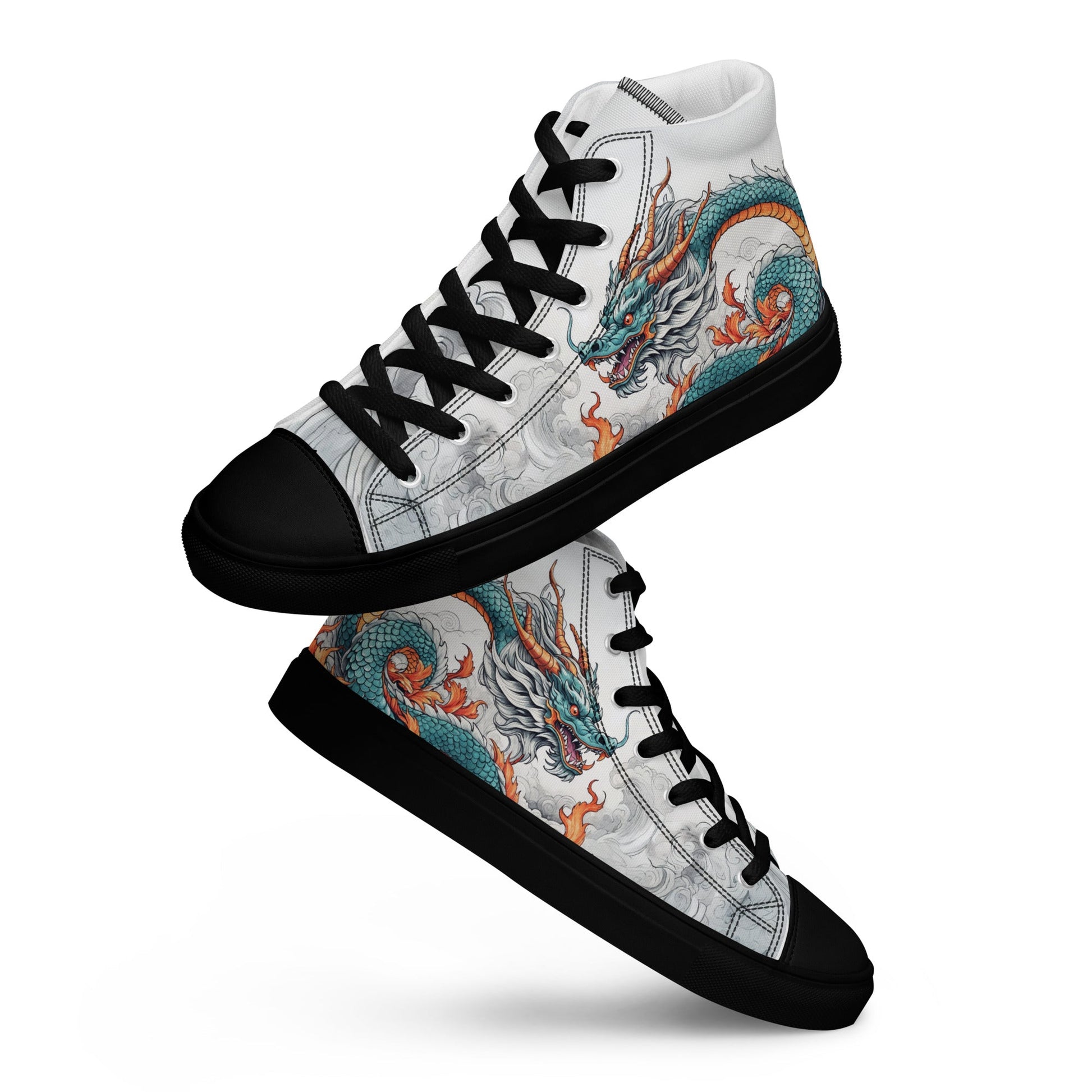 Dragon High Top Canvas Shoes - LucyKay store