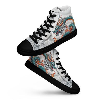 Dragon High Top Canvas Shoes - LucyKay store