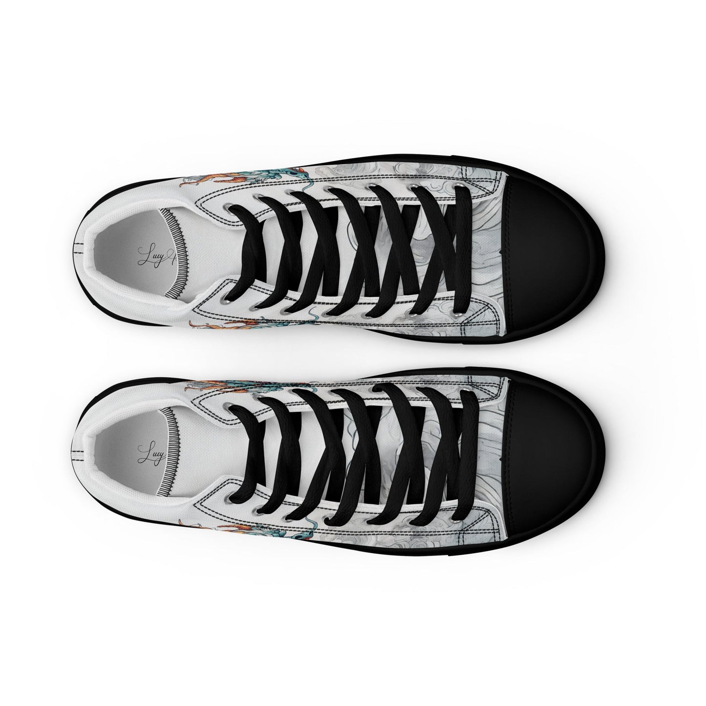 Dragon High Top Canvas Shoes - LucyKay store