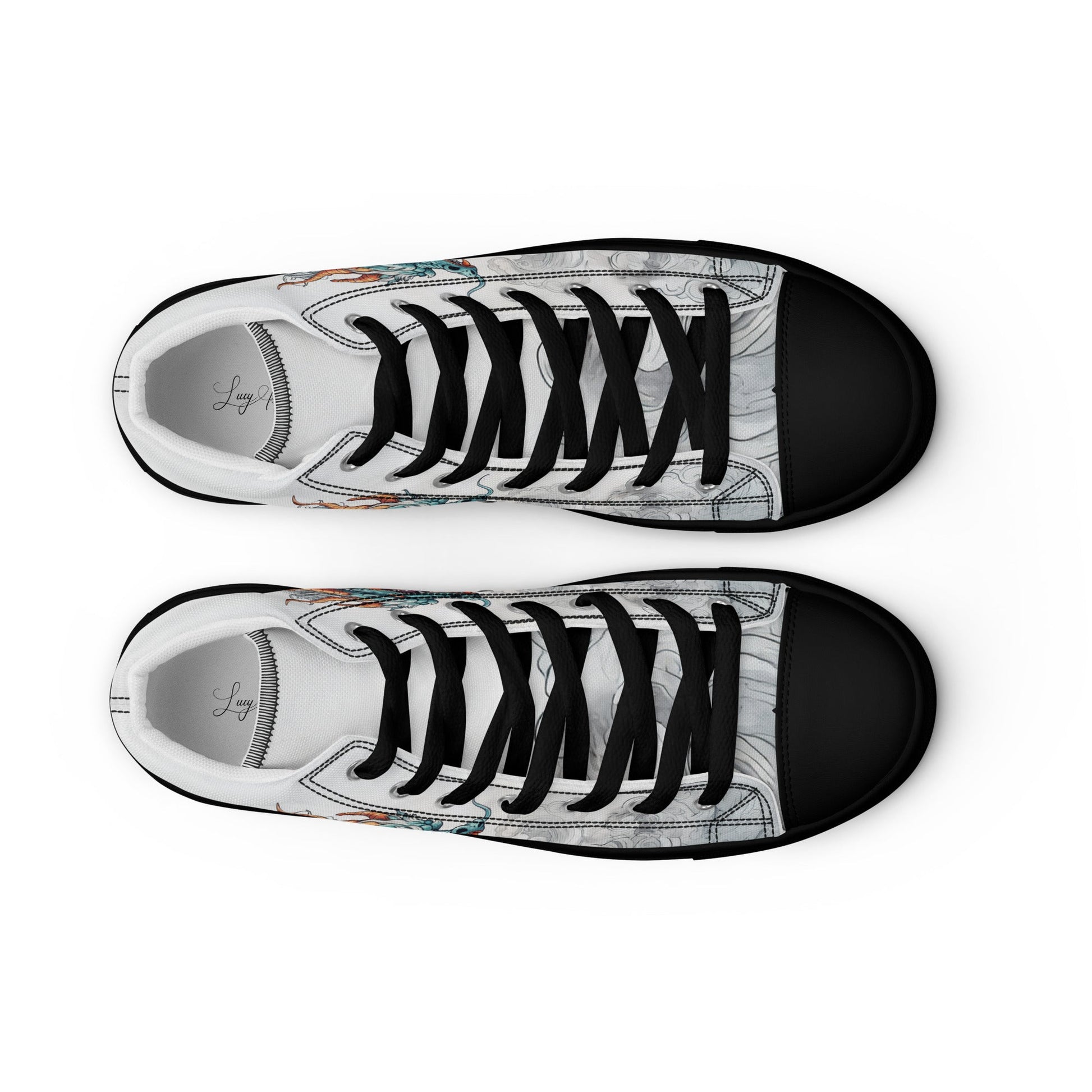 Dragon High Top Canvas Shoes - LucyKay store