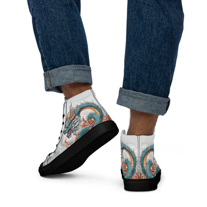 Dragon High Top Canvas Shoes - LucyKay store