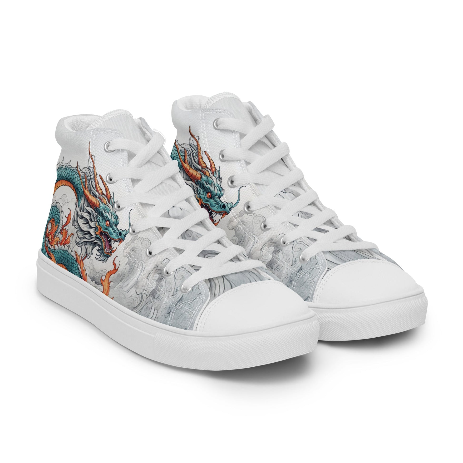 Dragon High Top Canvas Shoes - LucyKay store