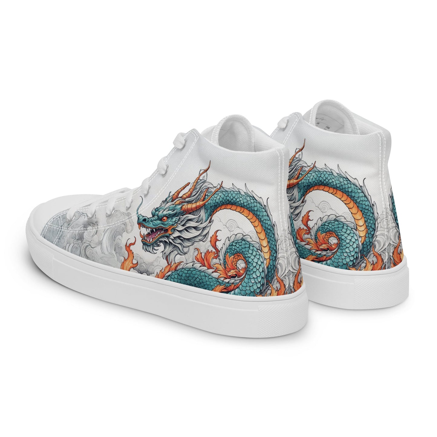 Dragon High Top Canvas Shoes - LucyKay store
