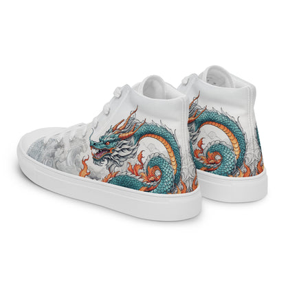 Dragon High Top Canvas Shoes - LucyKay store
