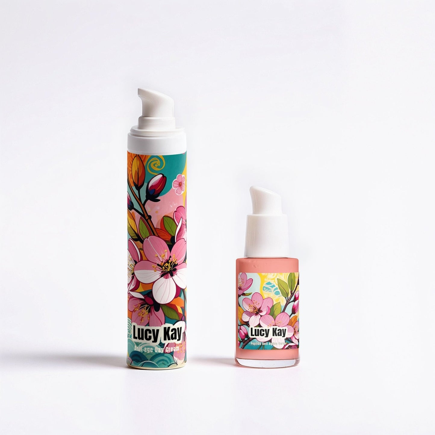 The Performance Duo: Anti - Age Day Cream & Peptide Serum Set - LucyKay store