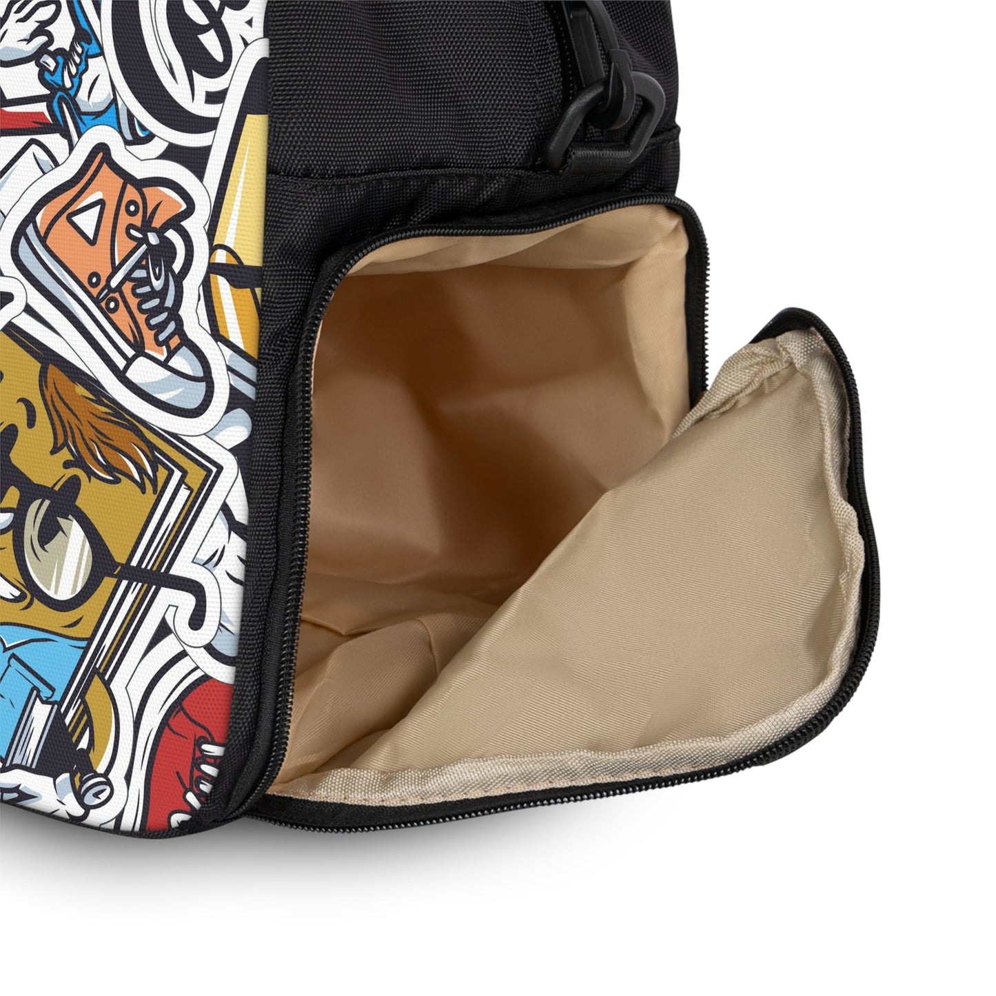 Fitness Handbag - Doodle Comicscape - LucyKay store