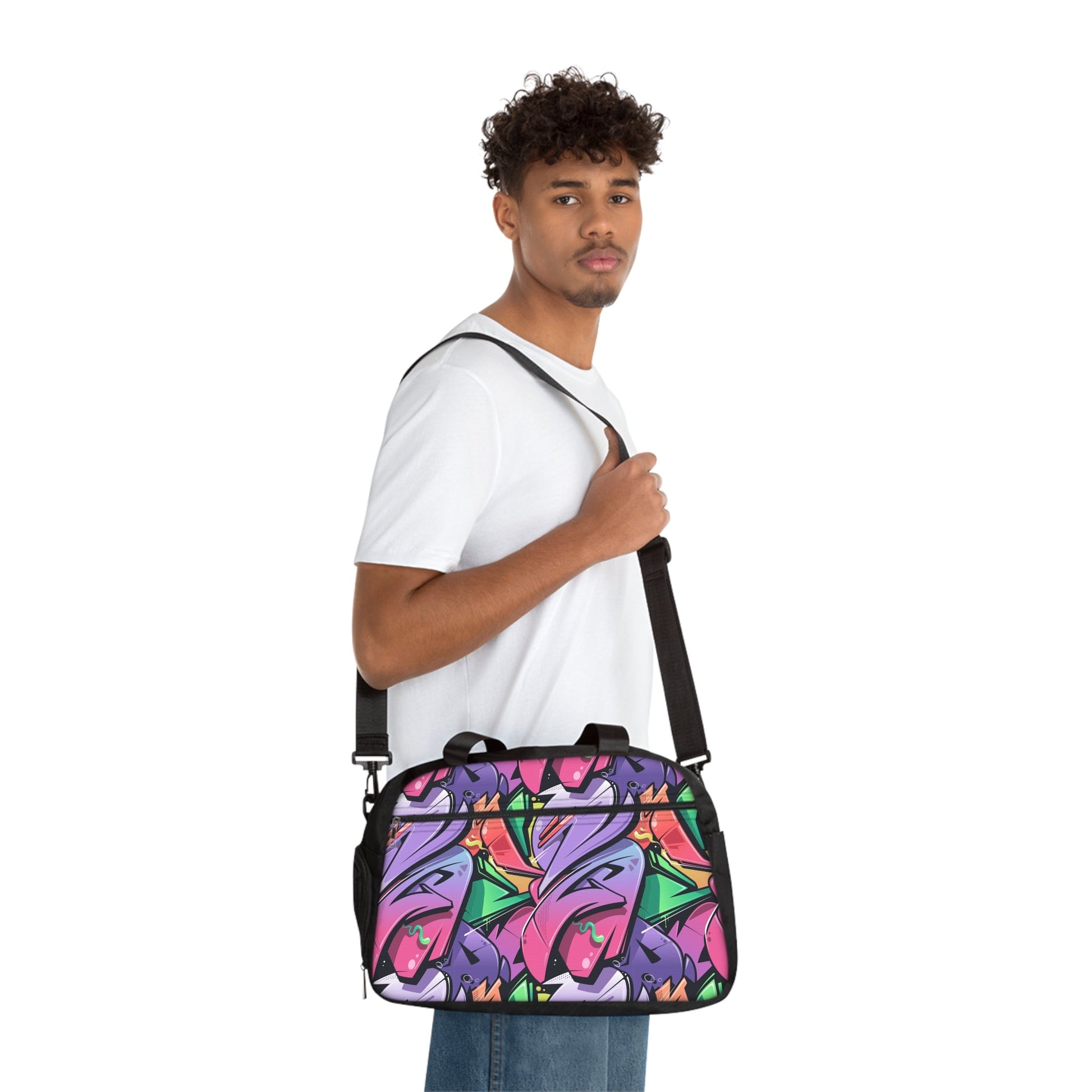 Fitness Handbag - Graffiti Groove - LucyKay store