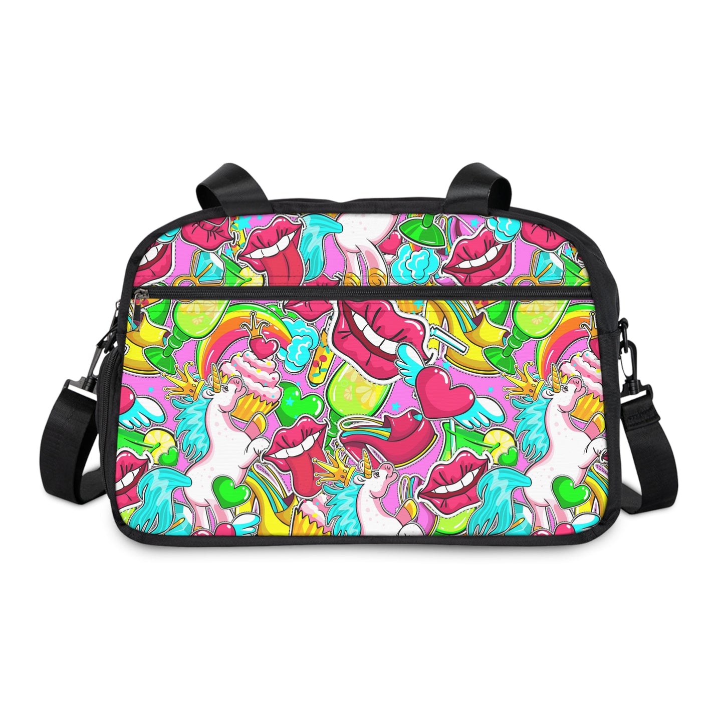 Fitness Handbag - Vibrant Pop Art - LucyKay store