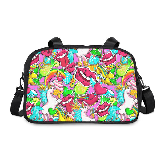 Fitness Handbag - Vibrant Pop Art - LucyKay store