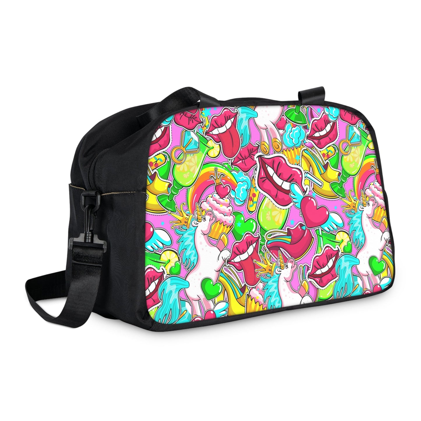 Fitness Handbag - Vibrant Pop Art - LucyKay store