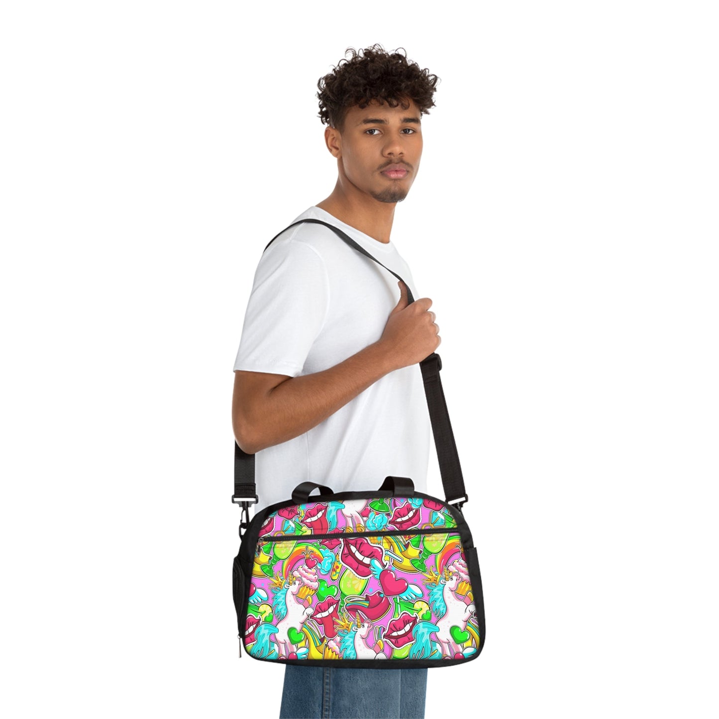 Fitness Handbag - Vibrant Pop Art - LucyKay store