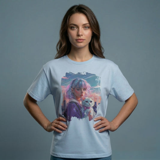 Anime Portrait T-Shirt - Cute and Cool Unisex Tee - LucyKay store