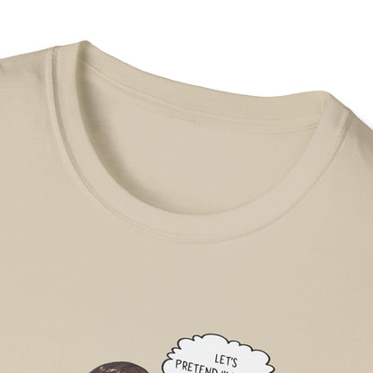 Funny Graphic T-Shirt | Let's Pretend Comic Speech Bubble Tee - LucyKay store