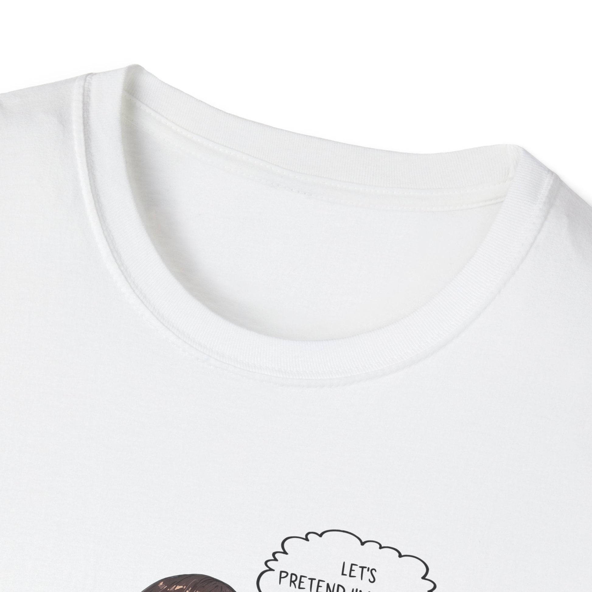 Funny Graphic T-Shirt | Let's Pretend Comic Speech Bubble Tee - LucyKay store