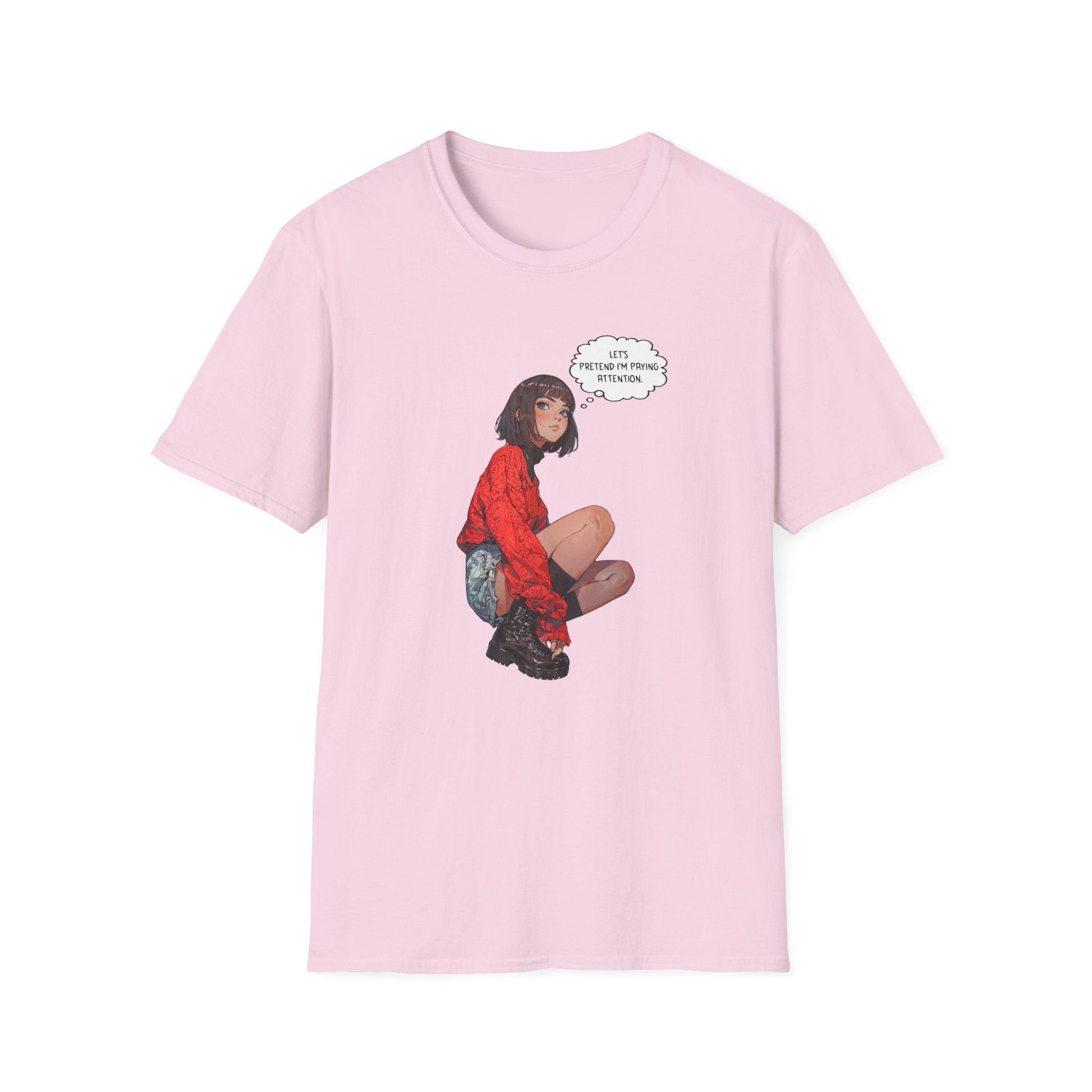 Funny Graphic T-Shirt | Let's Pretend Comic Speech Bubble Tee - LucyKay store