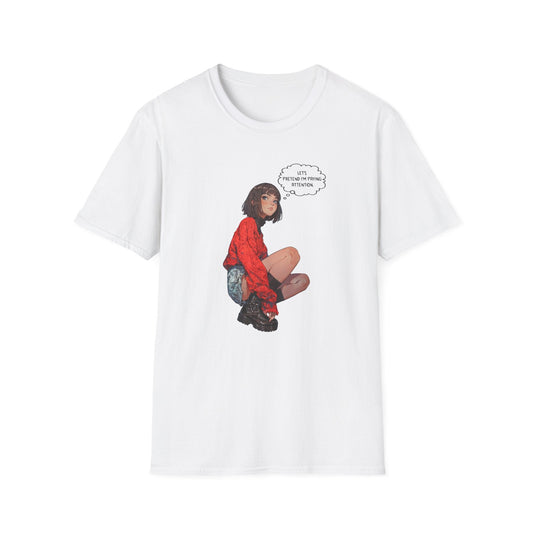 Funny Graphic T-Shirt | Let's Pretend Comic Speech Bubble Tee - LucyKay store
