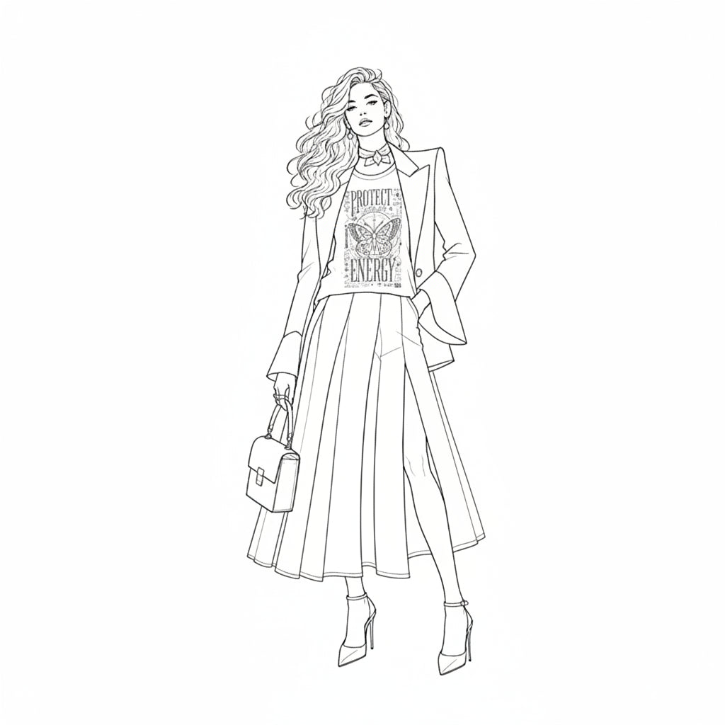 Style Codes: Gucci-Inspired Printable Pack – Free Fashion Coloring Pages & Outfit Planner