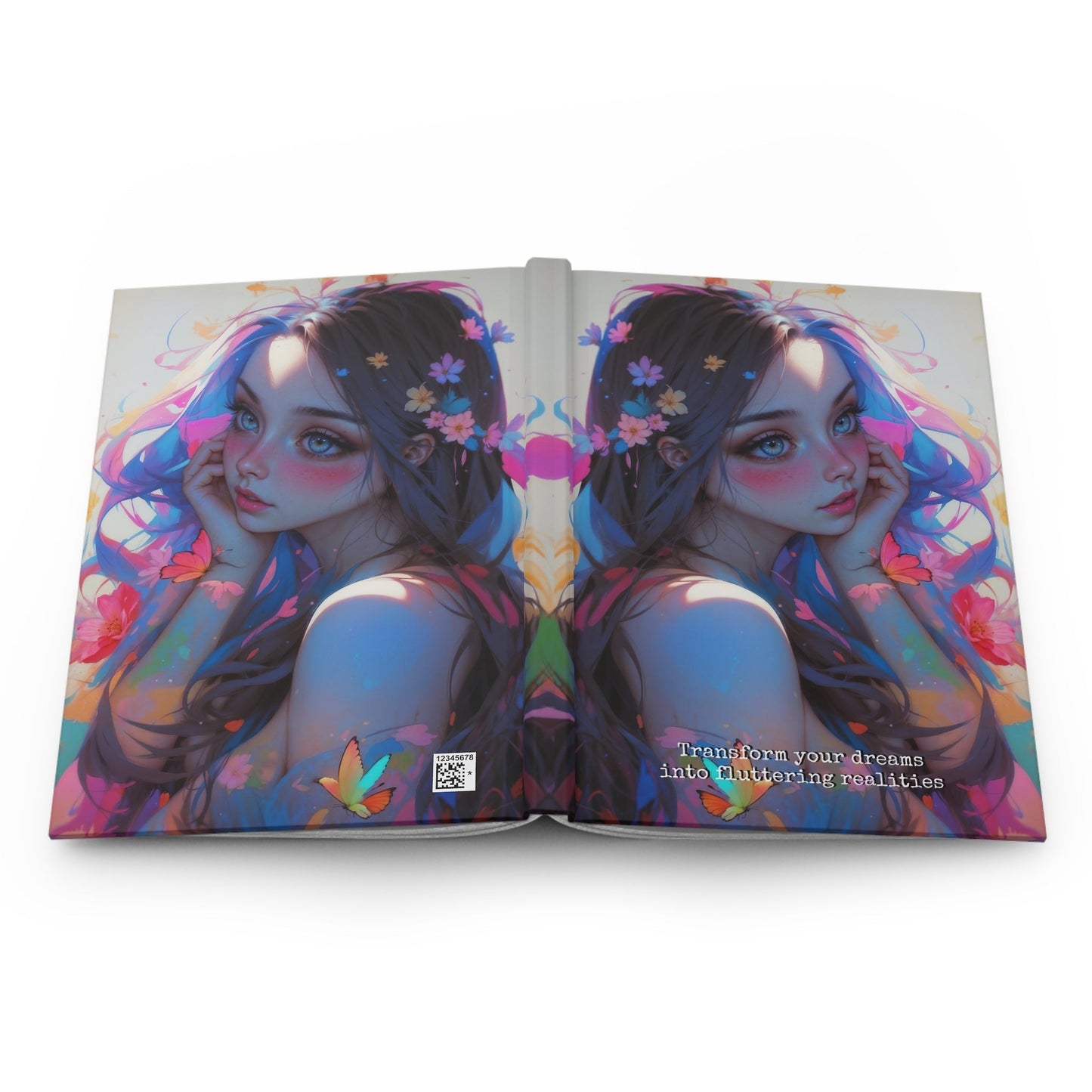 Hardcover Journal Matte - Anime Fantasy, A5 format - LucyKay store