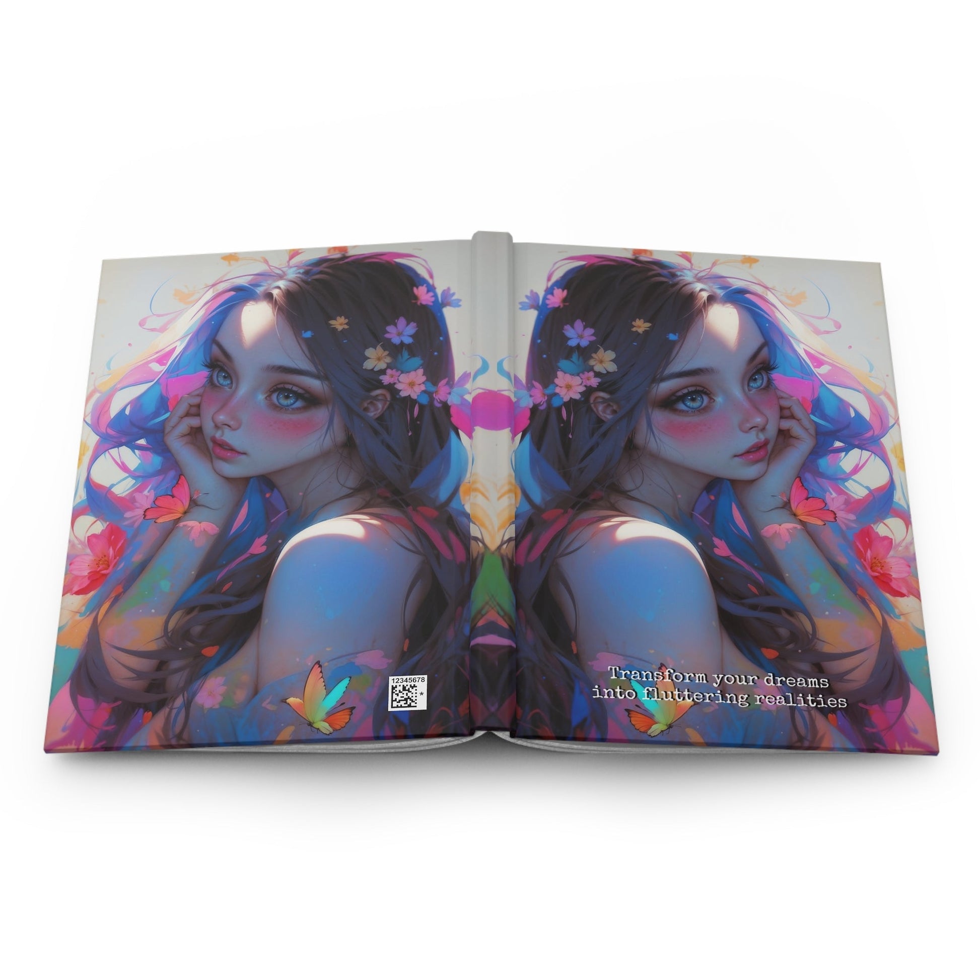 Hardcover Journal Matte - Anime Fantasy, A5 format - LucyKay store