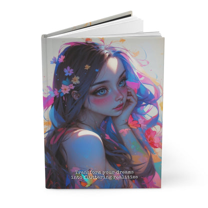 Hardcover Journal Matte - Anime Fantasy, A5 format - LucyKay store
