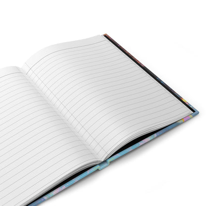 Hardcover Journal Matte - Expressive Portrait of a Woman, A5 - LucyKay store