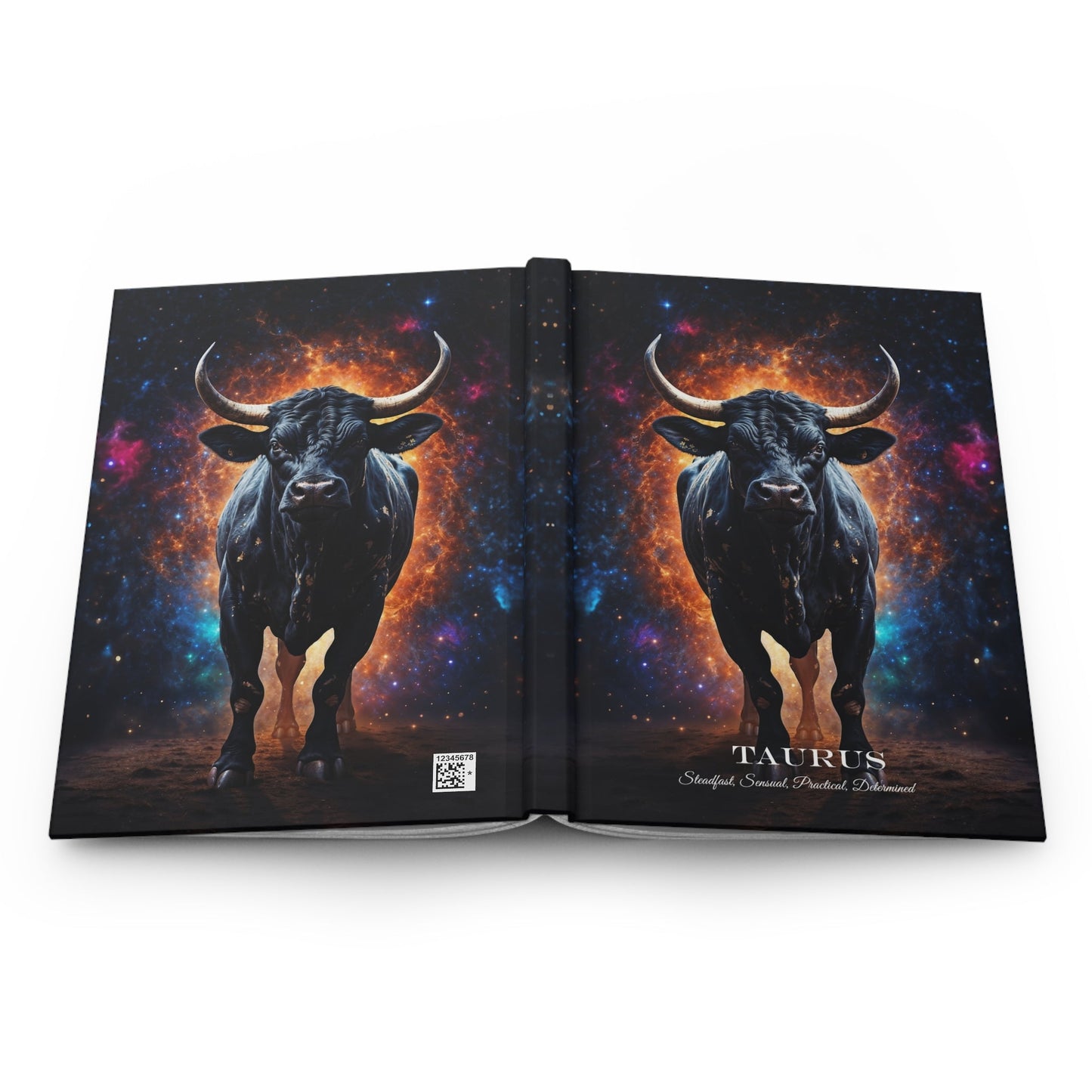 Hardcover Journal Matte - Taurus, Zodiac Sign, A5 - LucyKay store